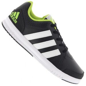Adidas LK Trainer with Black, White, and Green Highlights
